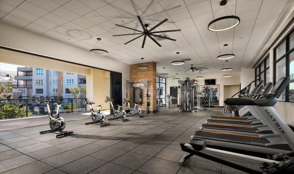 State-of-the-art fitness center