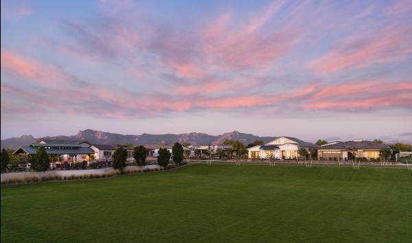 Beautiful community greenspace with stunning views