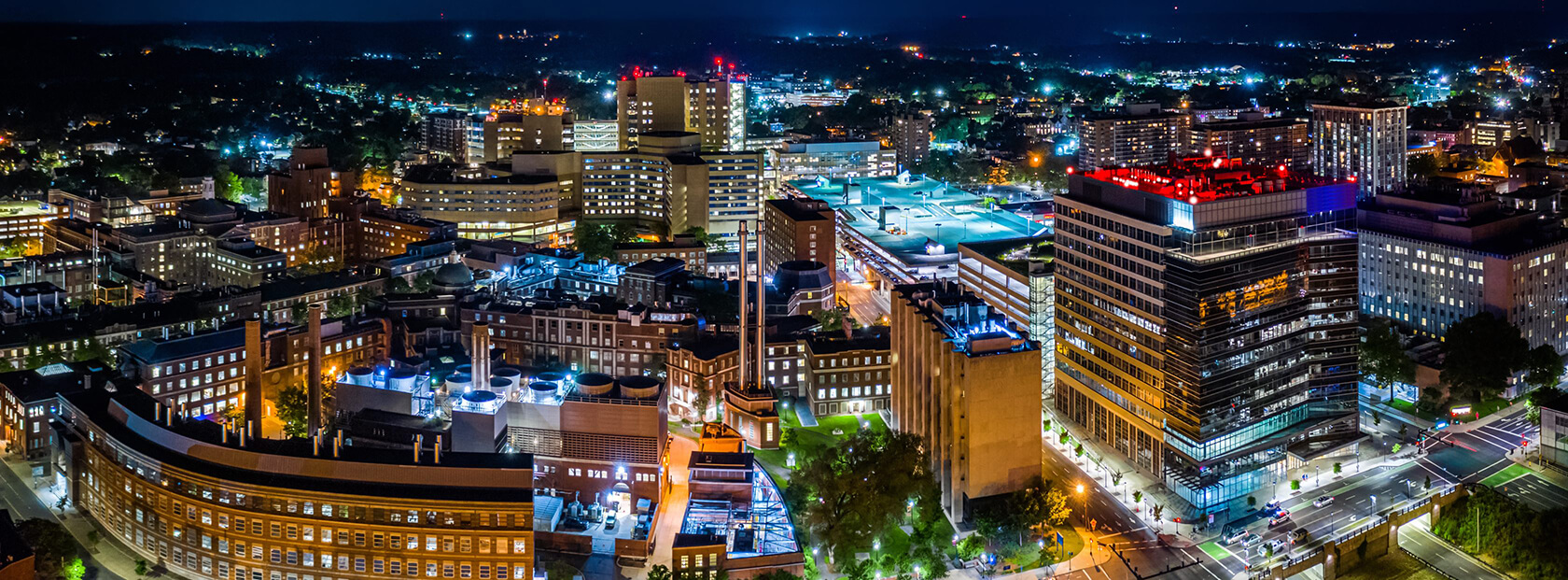 Skyline of New Haven, CT