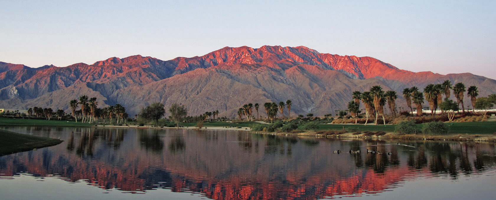 Skyline of Palm Springs, CA