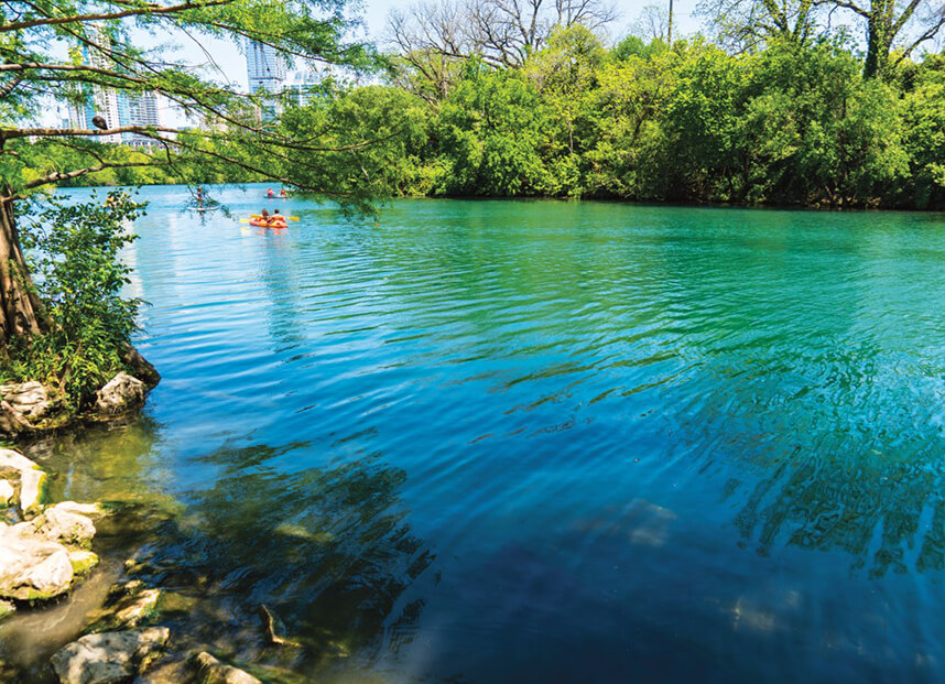 Barton Springs in Austin, Texas