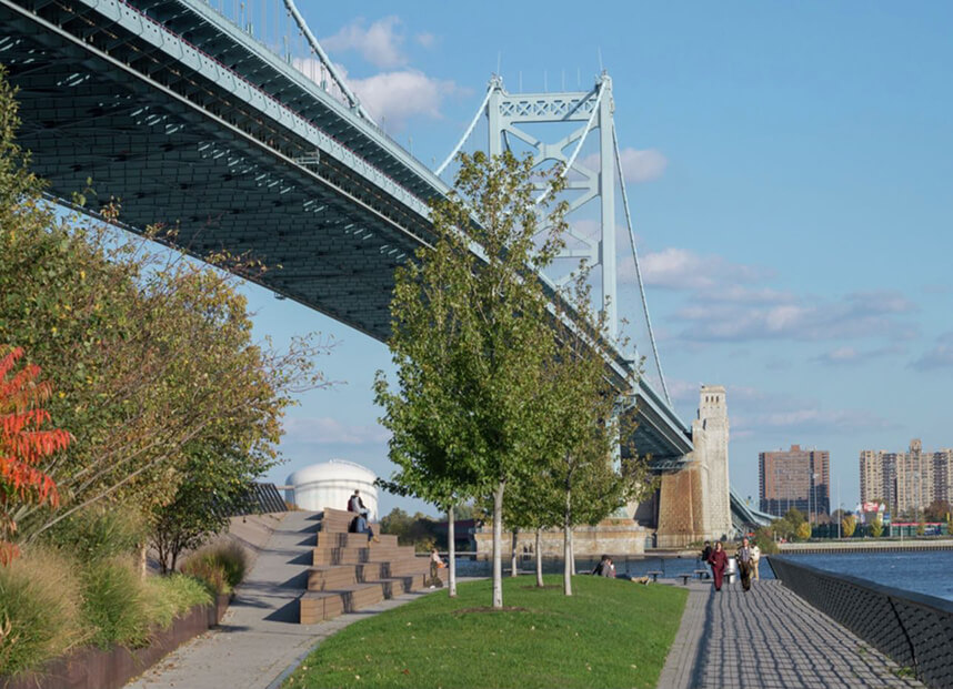 Ben Franklin bridge in in Philadelphia, PA