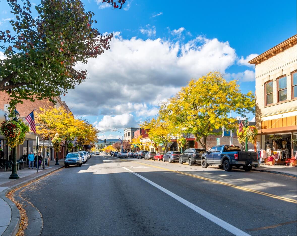 Downtown Coeur d'Alene Idaho