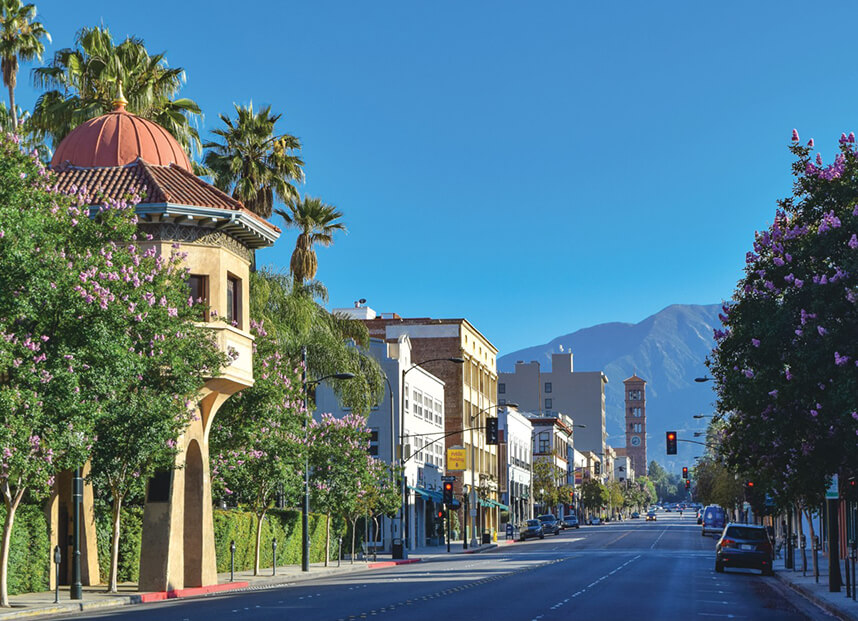 Street in Pasadena, CA