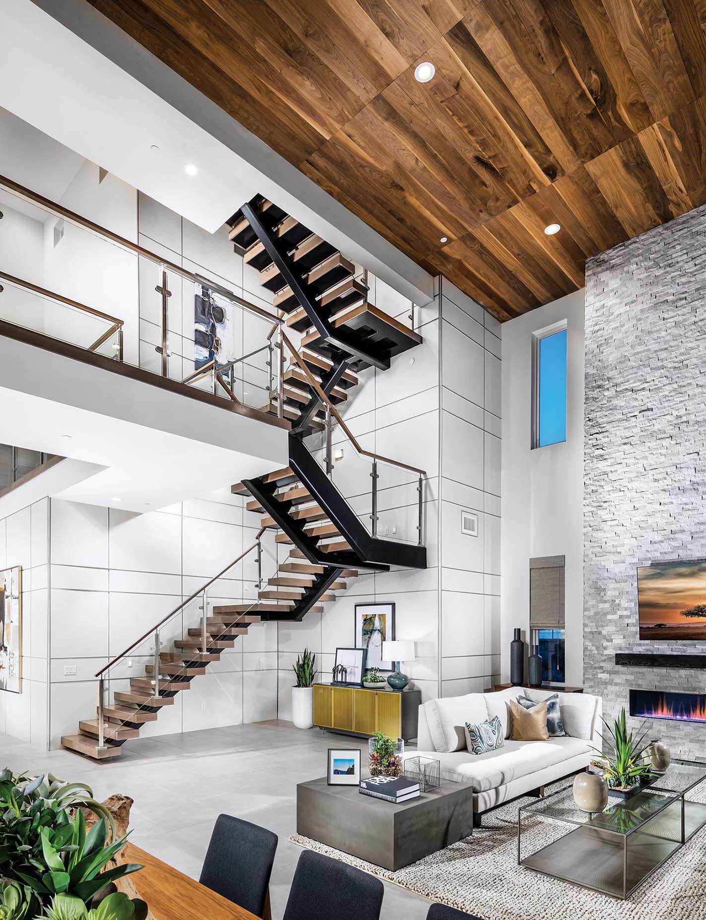 Porter Ranch, CA staircase