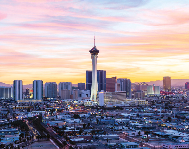 Skyline of Las Vegas Nevada