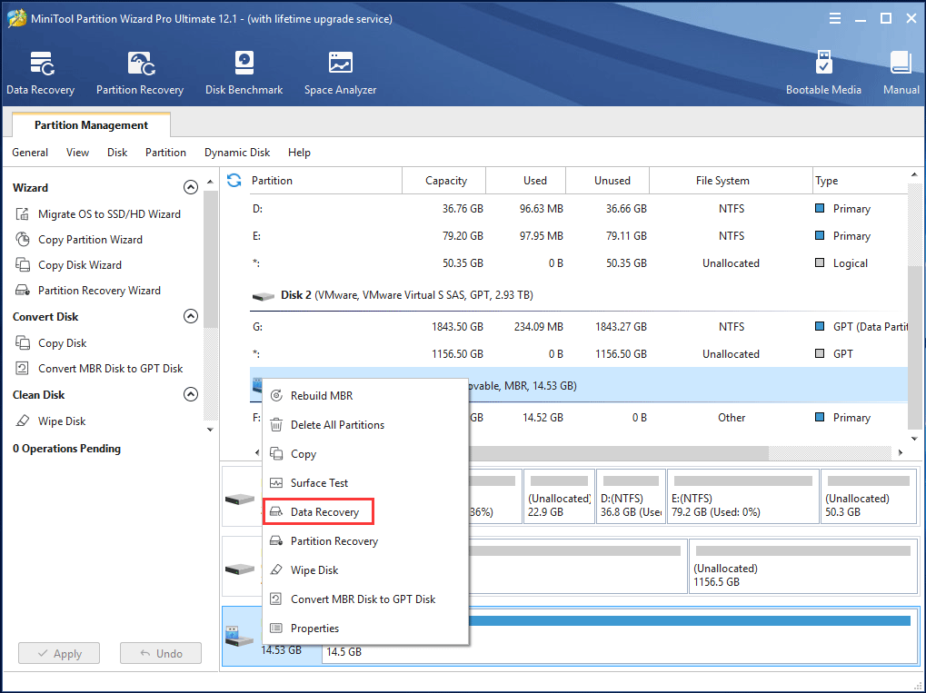 MiniTool Partition Wizard Data Recovery