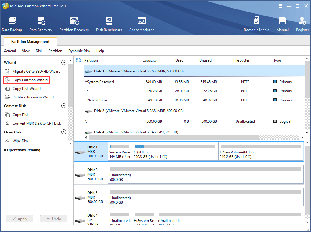 Copy Partition Wizard