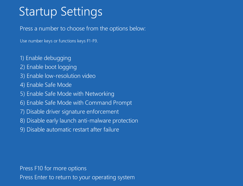 choose Enable Safe Mode with Networking option