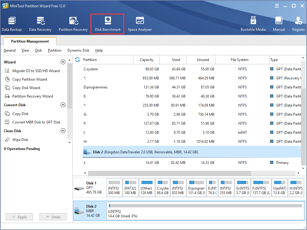 disk benchmark