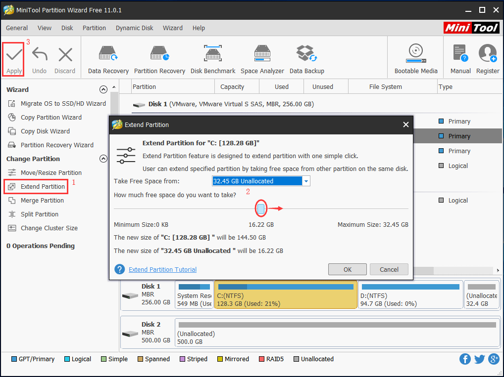 partition a hard drive Windows 10