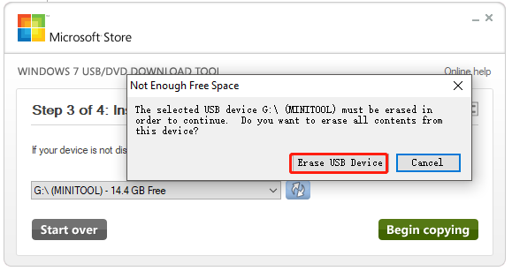 Erase USB Device