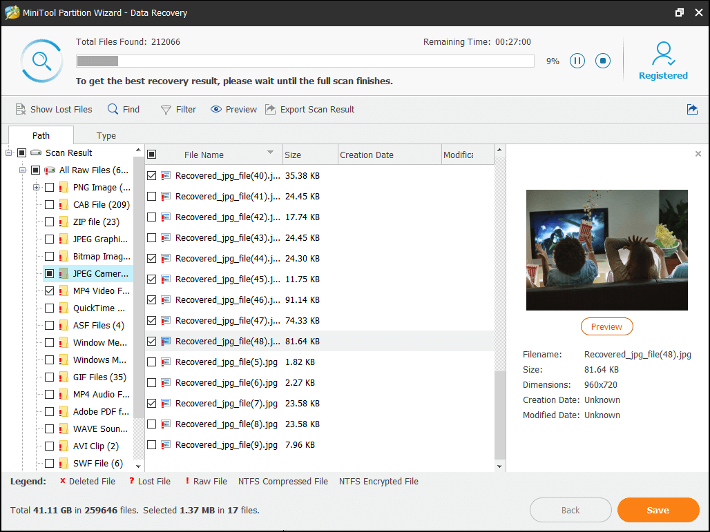 scan the ssytem partition